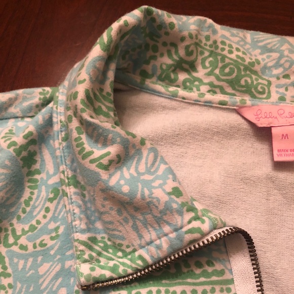 Lilly Pulitzer Get Crackin Leona Full Zip Medium - Picture 6 of 6